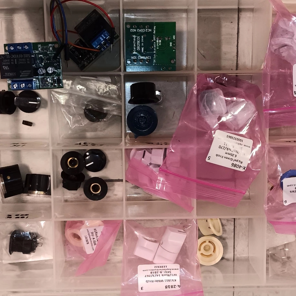 BRAND NEW SWITCHES AND BUTTONS.